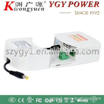 12v2a white waterproof power adaptor supply
